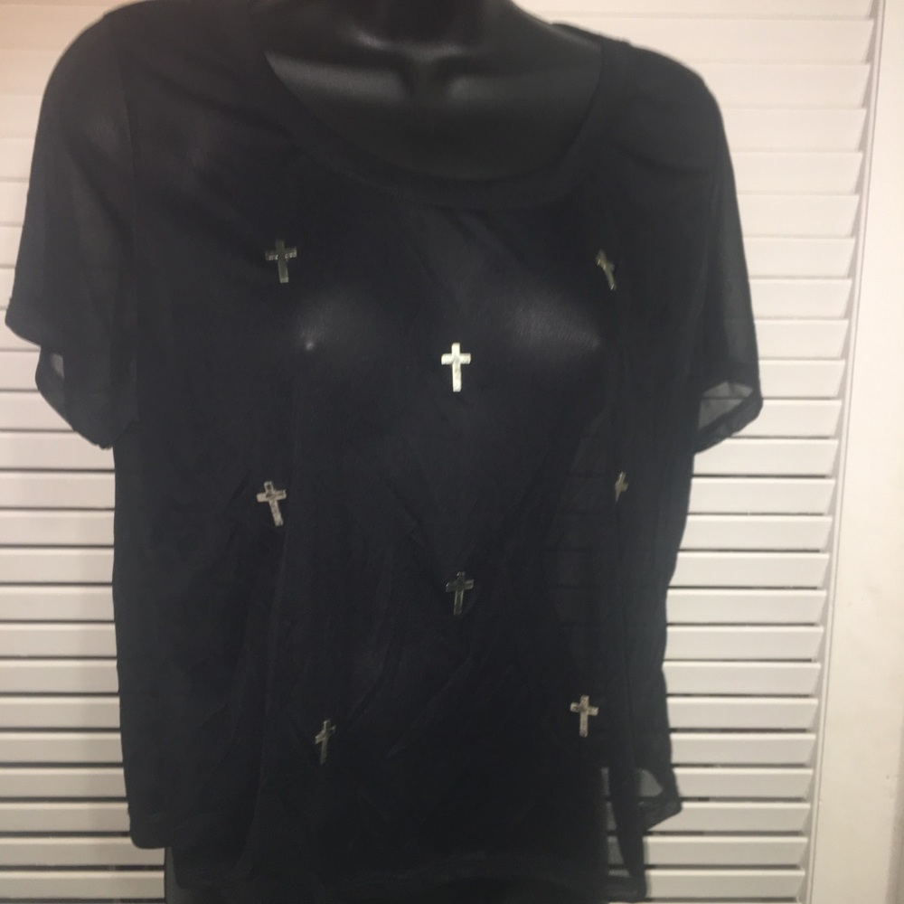 Half Length See-Thru Shirt